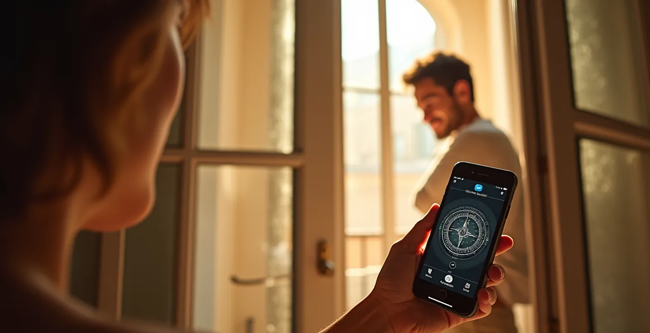 Appartamento luminoso con esposizione a sud che mostra l'impatto della luce naturale sul valore